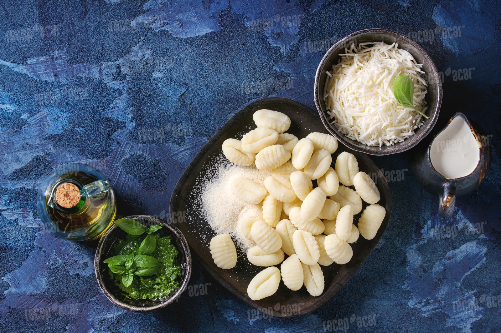 Dört Peynirli ve Köz Patlıcanlı Gnocchi (Niyokki)